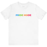 Panromantic Pride Mode Ombre Logo Tee